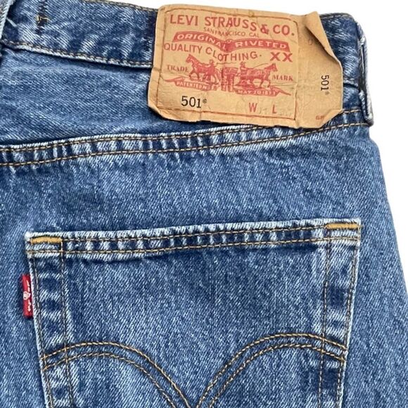 Vintage Urban Renewal Hansel Smiley Face Hand Painted Jeans 28 HP🎉 - Picture 7 of 8